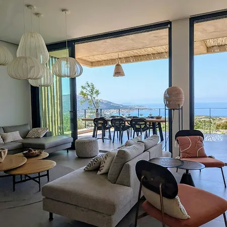 Mediterranean With Views Of Balagne Feriehus Corbara